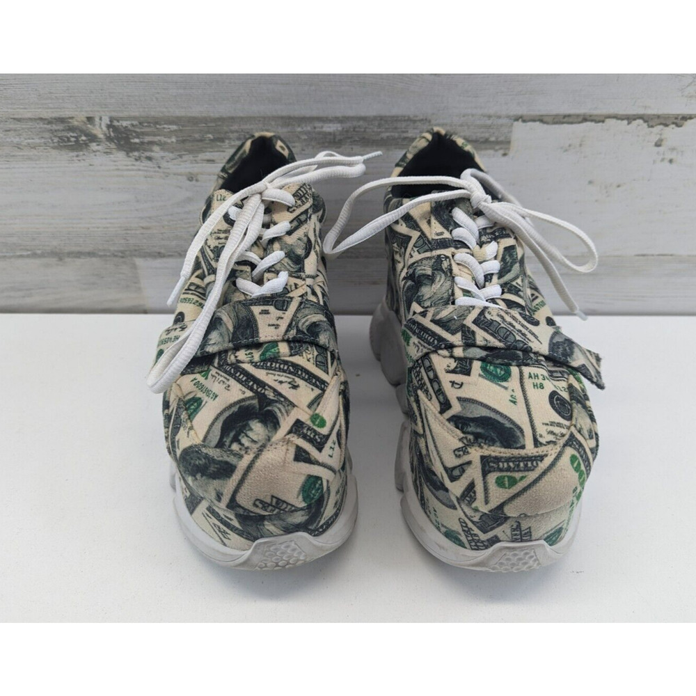 Liliana Money All‎ Over Print Platform Chunky Sole Sneakers Size 7